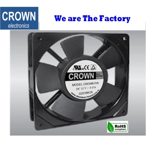 Crown 12025 Server A5 DC -Fan für Zubehör