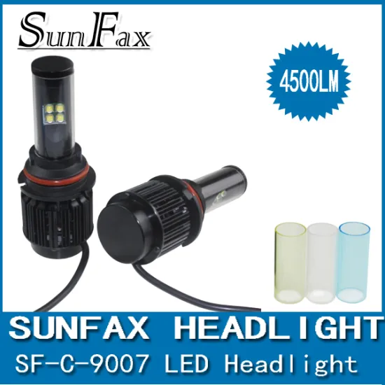 NEW design best heat dissipation 4500lm 80w Led car auto motorcycle headlight C REE 9007 hi/ lo led headlight lamp for car