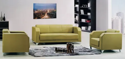 Leather Office Sofa Set, Cheap Office Sofa, Office Reception Sofa