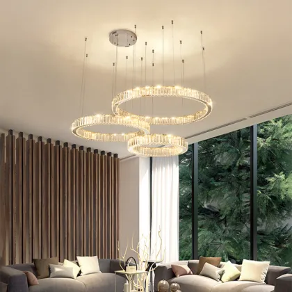 Modern LED Ceiling Chandeliers for Living Room and Bedroom Lighting