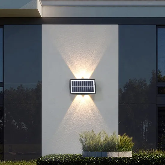 IP65 Waterproof LED Solar-Powered Wall Light for Outdoor Garden Patio Decoration