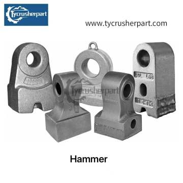 Alloy Manganese Steel Hammer Crusher Parts On Stock