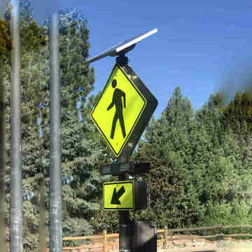 Led Solar Powered Flashes Stop Sign 20W Aluminum Speed Radar Traffic Sign