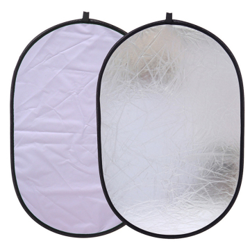 2-in-1 รูปไข่พกพาตัวสะท้อนแสงแบบพกพา: สตูดิโอถ่ายภาพที่พับได้สำหรับแสงและการแพร่กระจายของกล้อง