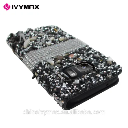 Luxury wallet leather case for Samsung Galaxy S7, wallet case for Samsung Galaxy S7