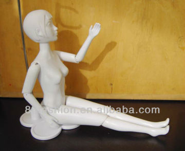 Fashion full-body plastic kids mannequins