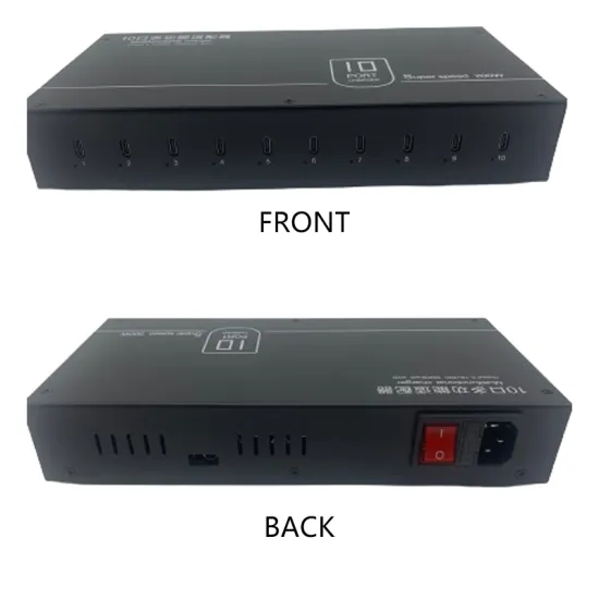 10-Port TYPE-C Multi-Port Smart Power Adapter