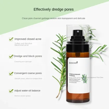 OEM Bangwei Organic Rosemary Extract Hydrosol for Pore Shrinkage and Firming Face Toner Spray
