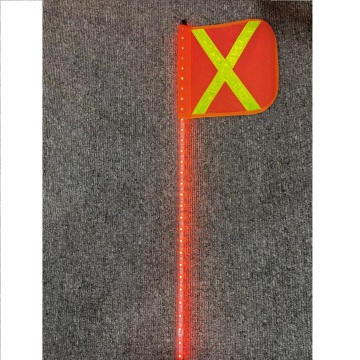 360 Degree Spiral LED Whip Antenna with Red Lights for UTVs and Off-Road ATVs: Enhance Your Vehicle's Visibility and Style