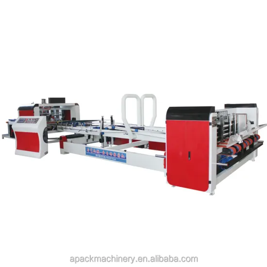 Automatic Carton Box Folder Gluer Machine for Sale