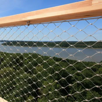 Custom Inox 316 Wire Rope Net Stainless Steel Cable Mesh