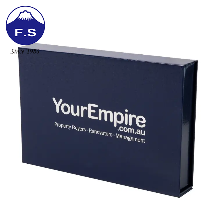 Custom Label Logo Cardboard Gift Magnetic Flap Box