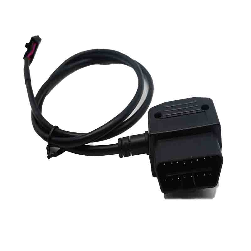 OBD II 16P male elbow connector