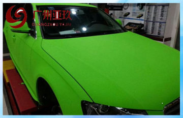 Pvc Apple Green Adhesive Glitter Vinyl Wrap 1.52*30m For Automobile