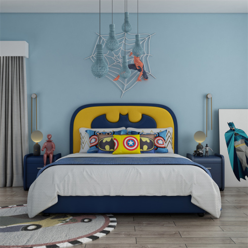 Cartoon Kids' Beds Wear Resistant Fashion Modern Style Children's Beds Manufactory