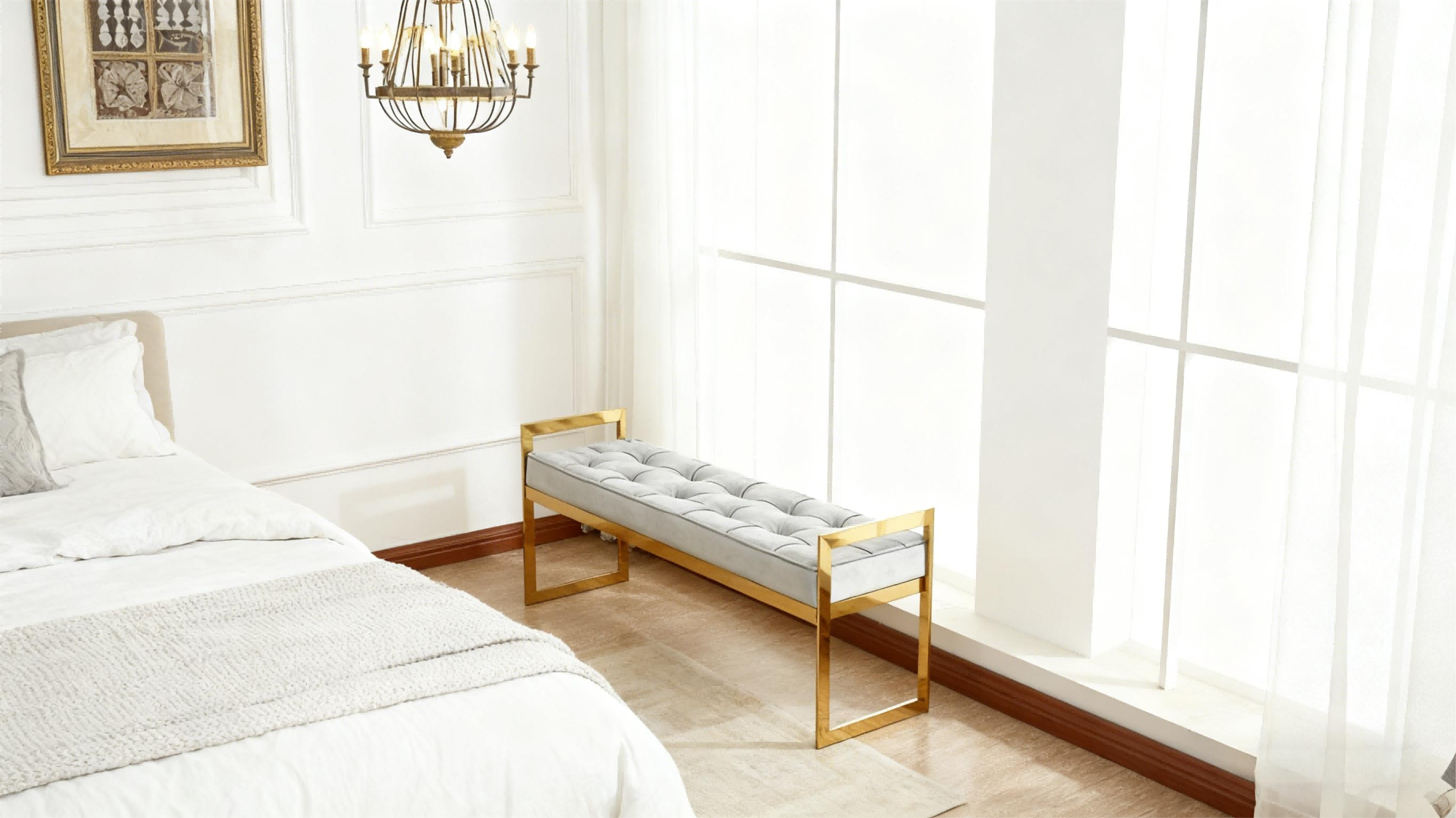 TL-AB05G velvet bench 4