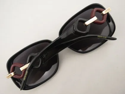 Erica 518s 05a Black Acetate Frame Gray Resin Lens Roberto Cavalli Sun Glasses