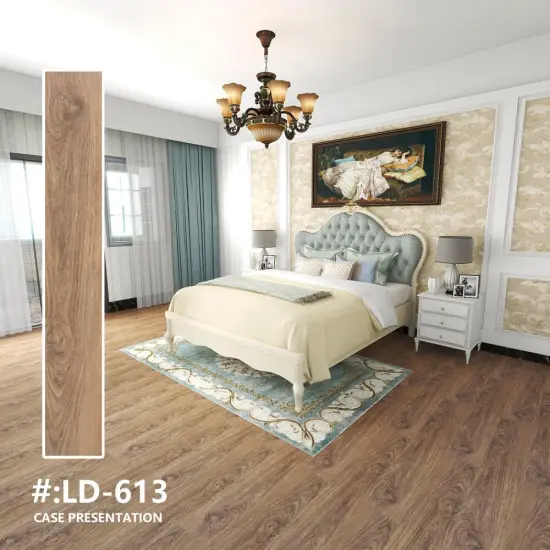 Fireproof SPC unilin click flooring for home decoration