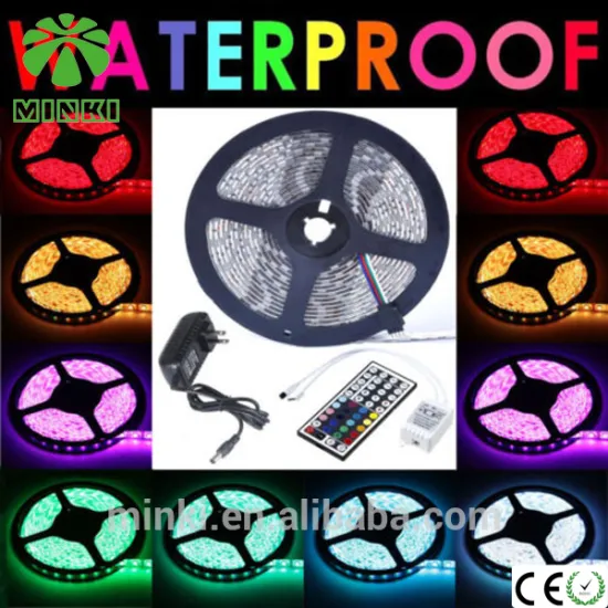 3528 5m 500cm Cool White 300 LED SMD Flexible Light Strip Lamp Waterproof DC 12V