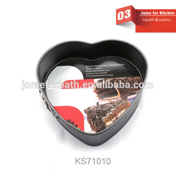 Hot selling Carbon Steel Heart Shaped Spring Form Pan