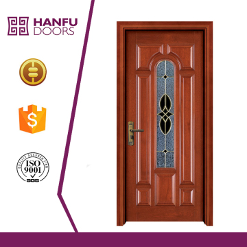 Indonesia china solid wooden glass door