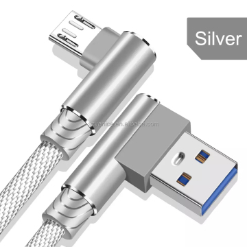 Precio de fábrica 1M Cable USB 5V 2.4A Adaptador rápido Adaptador Micro Cable Cable Cargador de datos