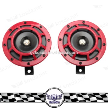 Car 12v Super Loud Horn, Supertone Horn Red Grill Kit
