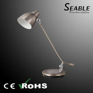 High quality dimmable metal bedroom modern resin led table lamp