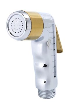 Cambodia and Myanmar Popular styles Gurberry.com new spray two water flow handheld plastic ABS chrome shattaf bidet spray