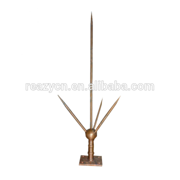 Guangzhou Manufacturer of Pure copper lightning rod for lightning protection / copper lightning arrester