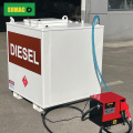 Double walled self bunded diesel tank with pump