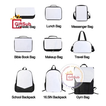 Sublimation Print Ferge Large 16,5 in Kids -Rucksack mit abnehmbarem Reißverschlusslappen