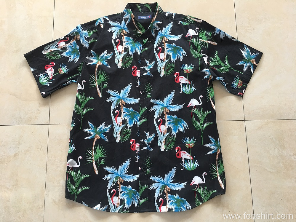 Cotton Printing Hawaii Shirt New zealand