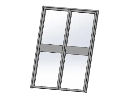 Wiskind Steel Glass Cleanroom Door: Your Solution for High-Purity Environments