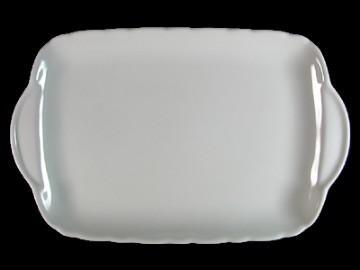 RECTANGULAR PLATE W/ HANDLES
