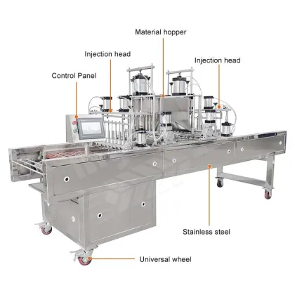 Cake Depositor Fill Machine for Cake Production Line in Food Shop