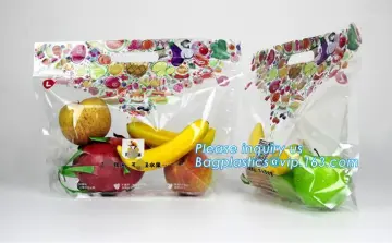 Portable bag perforation fruit bag supermarket grape packaging bag, Venting Hole Fresh Fruit & Vegetable Packaging Plastic Fruit