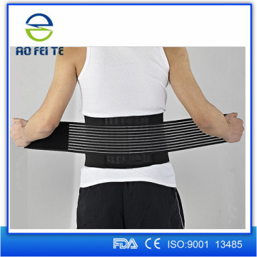 Double posture fitness Neoprene lower back support lumbar brace belt