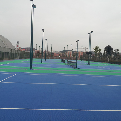 Binnen gebruikte sportcourt vloerbedekking voor tennis