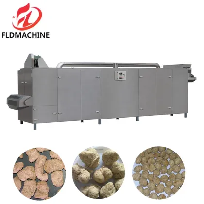Fully Automatic Industrial TVP TSP Processing Line for Soy Protein Machinery and Bean Product Processing