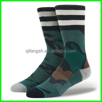 Camouflage pattern cotton socks