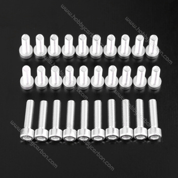 7075 aluminum hex head cap bolt standard size