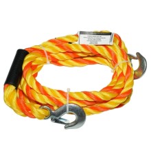 Tow rope with hooks
