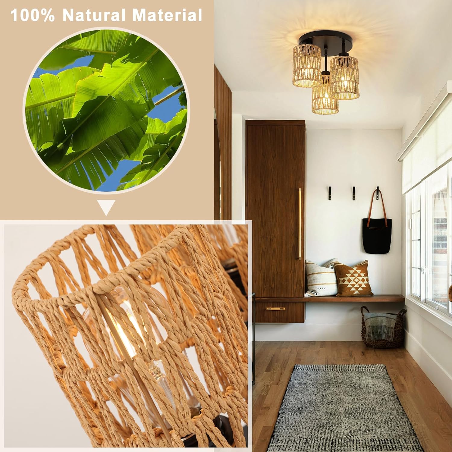 Boho Light Fixtures Ceiling Mount (6)