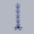 Customized Blue Metal Toy Display Tree For Merchandising