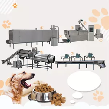 Procesamiento de pellets de alimentos para mascotas húmedas secas que fabrican máquina extrusora