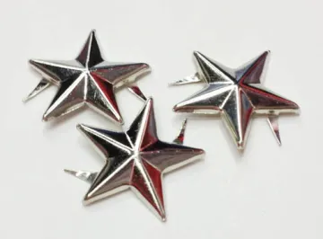 10mm Spikes Star Studs