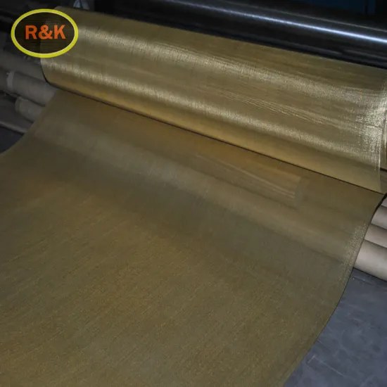 Brass wire mesh cloth
