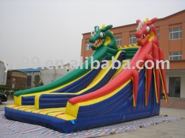Beautiful inflatable dragons slide in Asiainflatable water slides inflatable jumper