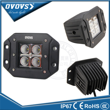ovovs 12w 24v flush mount auto led machine work light for truck